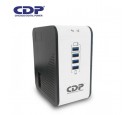 ESTABILIZADOR CDP R2CU-AVR1008I 1000VA/500W 8 SALIDAS 4 PUERTOS USB (R2CU-AVR1008I)